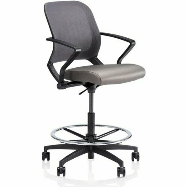 United Chair Co Stool, w/Arms, 29-1/2inx29-1/2inx47-1/4in, Carbon UNCRK53RCP04